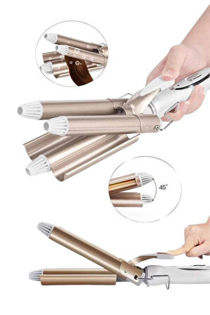 Wag Maşa Yeni Nesil Yüksek Isı Ayarlı Seramik Kaplama Saç Şekillendirici Doğa