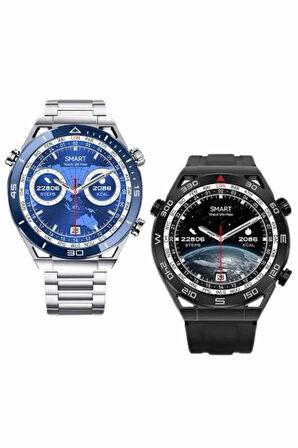 2025 Model Yuvarlak Ekran Android ve İOS Uyumlu GPS Takibi Yapabilen Akıllı Saat