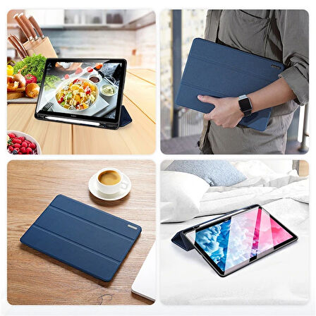 DUX DUCİS Huawei MatePad Pro 10.8 Kılıf Kalem Yerli Soft Tpu Mıknatıslı Domo K