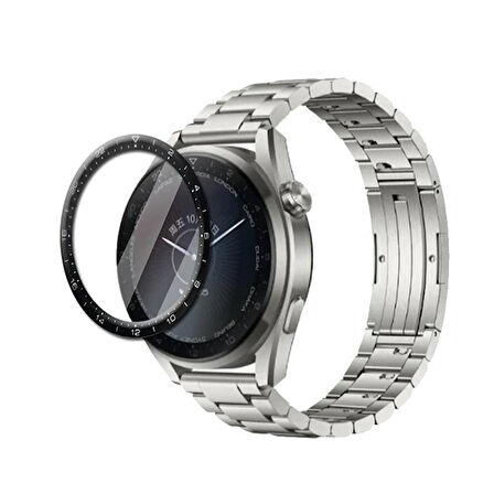 Huawei Watch 3 Pro 3D Full Kaplama Ekran Koruyucu PET+PMMA-(5775)