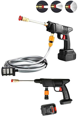 Akülü Oto Araç Yıkama Yüksek Basınçlı Araba Yıkama Makinesi Şarjlı