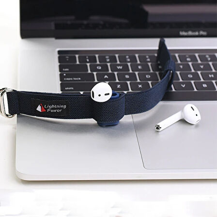 Ally Apple Airpods İçin Tutucu Nylon Kol Bandı Spor Bandı-(5775)