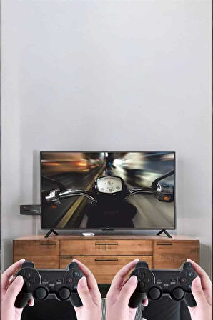 Atari Oyun Konsolu 2000 Oyunlu Game Stick 2.4G Wireless