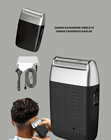 Evde Kuaför Konforu: USB Şarjlı Saç ve Sakal Kesme Makinesi