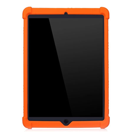 İPad 7 10.2 inch- İPad Air 3 10.5 inch Kılıf Standlı Darbe Emici Silikon Kılı