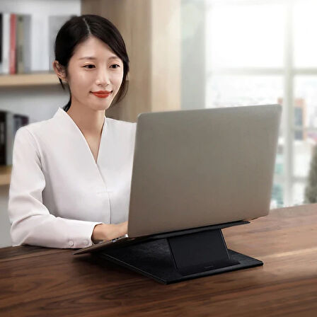 BASEUS Ultra İnce Katlanabilir Dizüstü Bilgisayar Standı Portatif Laptop Standı