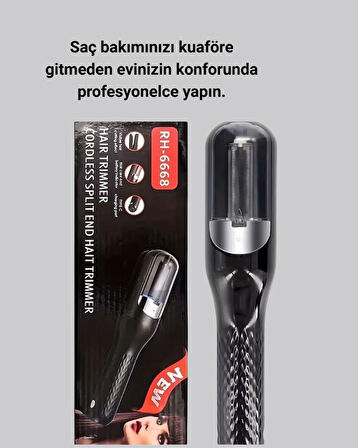 Profesyonel RH-6668 Şarjlı Elektrikli Saç Kesme ve Düzeltici Makine
