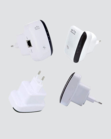 Kablosuz İnternet Genişletici 2.4GHz WiFi Repeater Kolay Kurulumlu