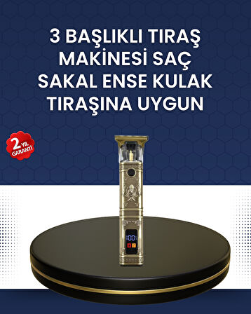 Burun ve Kulak İçin 2’si 1 Arada Tıraş Başlıklı Cihaz