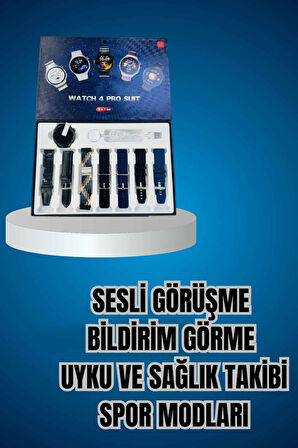 Ucuz Kaliteli Yeni Nesil 7 Kordonlu Akıllı Saat ve Kablosuz Bluetooth Kulaklık AN