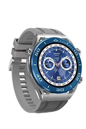 Akıllı Saat Çelik Kordonlu Amoled Ekran Android ve İOS Uyumlu Çağrı Cevaplaya