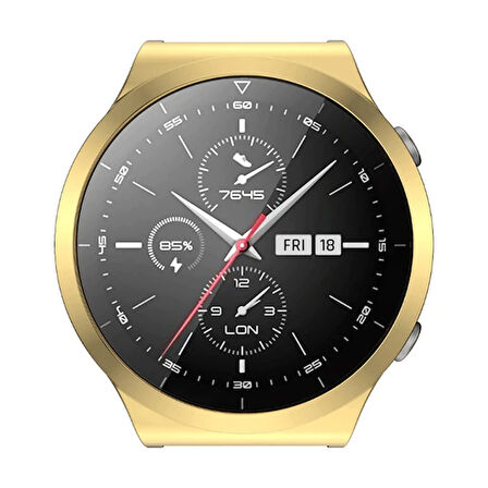 Ally Huawei Watch GT 2 Pro 360 Koruma Ultra İnce Silikon Kılıf-(5775)