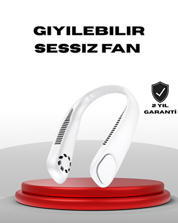 9000mAh Şarjlı Boyun Tipi Taşınabilir Vantilatör