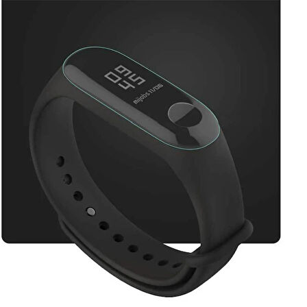 Mijobs Mi Band 3 Darbe Emici Ekran Koruyucu 2 Adet Set-(5775)