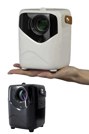 HD Ayaklı Portatif Projeksiyon Cihazı Bluetooth Wifi Akıllı Android İşlemcili