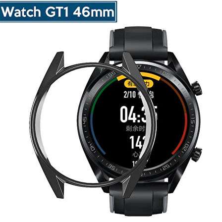 HUAWEİ Watch GT1 46mm Bumper Koruyucu Silikon Kılıf-(5775)
