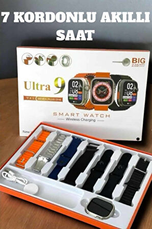 Akıllı Saat Bluetooth Bağlantılı 2.09 İnç HD Ekran ve Çok Yönlü Sağlık T