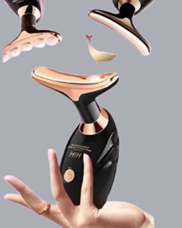 Yüz ve Boyun İçin Cilt Sıkılaştırıcı Masaj Cihazı