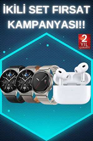 Aynalı Bluetooth Kulaklık Yeni Nesil Akıllı Saat Titreşimli Nabız Ölçer Spor