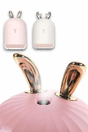 Aromaterapi Hava Nemlendirici Dekoratif USB Şarjlı Tavşan Nemlendirici