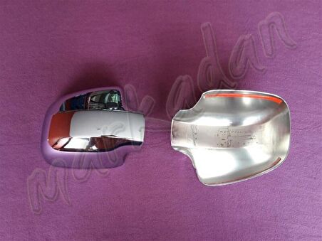 WOC Chrome Dacia Sandero Krom Ayna Kapağı 2006-2012 2 Parça Abs Krom