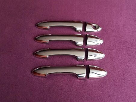 WOC Chrome Ford Focus HB Krom Kapı Kolu 1998-2005 4 Kapı Paslanmaz Çelik