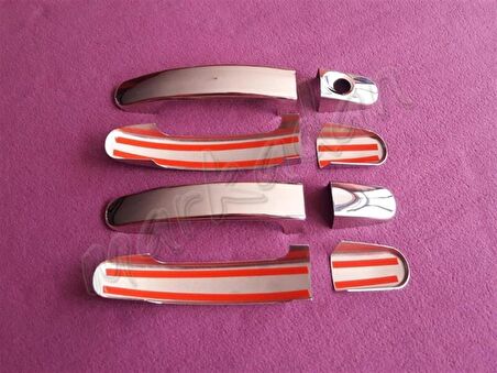 WOC Chrome Ford Focus Sedan Krom Kapı Kolu 2005-2011 4 Kapı Paslanmaz Çelik