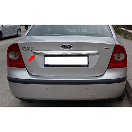 WOC Chrome Ford Focus Sedan Krom Bagaj Çıtası 2005-2011 Paslanmaz Çelik