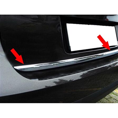 WOC Chrome Ford Focus Sedan Krom Bagaj Alt Çıta 2005-2011 Paslanmaz Çelik