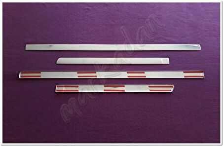 WOC Chrome Ford Focus Krom Yan Kapı Çıtası 2005-2008 4 Parça Paslanmaz Çelik