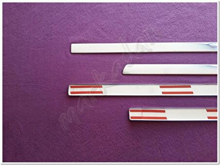 WOC Chrome Ford Focus Krom Yan Kapı Çıtası 2005-2008 4 Parça Paslanmaz Çelik