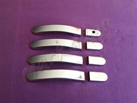 WOC Chrome Ford Fiesta Krom Kapı Kolu 2002-2008 4 Kapı Paslanmaz Çelik