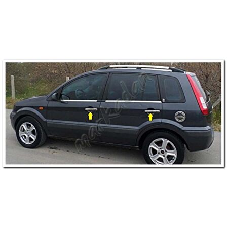 WOC Chrome Ford Fusion Krom Kapı Kolu 2002-2012 4 Kapı Paslanmaz Çelik