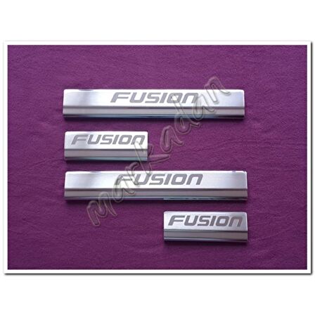 WOC Chrome Ford Fusion Krom Kapı Eşiği 2002-2012 4 Parça Paslanmaz Çelik