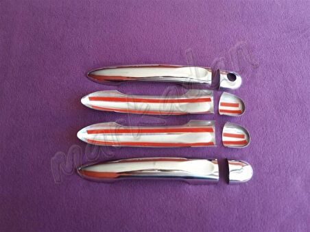 WOC Chrome Ford Kuga Sensörlü Krom Kapı Kolu 2008-2012 4 Kapı Paslanmaz Çelik