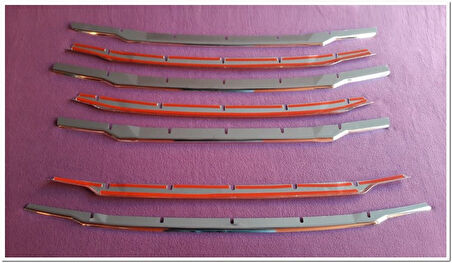 WOC Chrome Ford Tourneo Courier Krom Ön Panjur 2018-2023 Set 7 Parça Paslanmaz Çelik