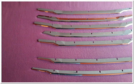 WOC Chrome Ford Tourneo Courier Krom Ön Panjur 2018-2023 Set 7 Parça Paslanmaz Çelik