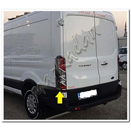 WOC Chrome Ford Transit Krom Stop Çerçevesi 2014 Sonrası 2 Parça Abs Krom