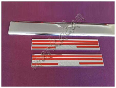 WOC Chrome Mercedes Vito W638 Krom Kapı Eşiği 1996-2003 3 Parça Paslanmaz Çelik