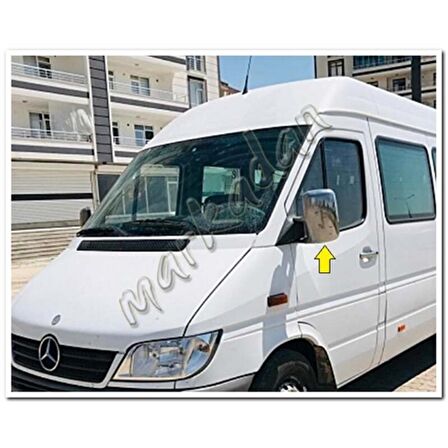 WOC Chrome Mercedes Sprinter Krom Ayna Kapağı 2000-2006 2 Parça Abs Krom