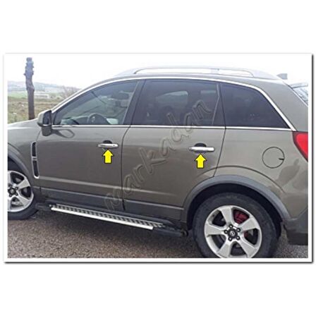 WOC Chrome Opel Antara Krom Kapı Kolu 2007 Sonrası 4 Kapı Paslanmaz Çelik