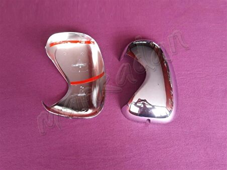 WOC Chrome Opel Vivaro Krom Ayna Kapağı 2001-2010 2 Parça Abs Krom