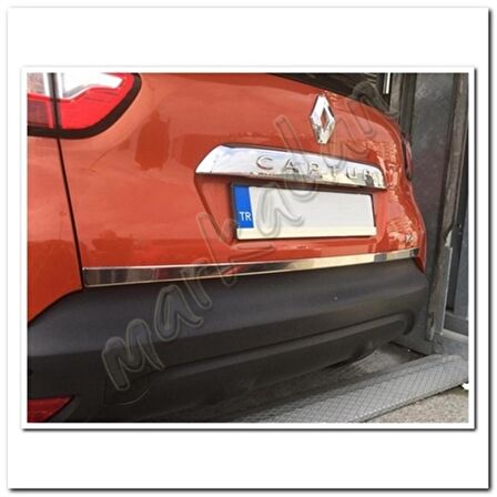 WOC Chrome Renault Captur Krom Bagaj Alt Çıta 2013-2019 Paslanmaz Çelik