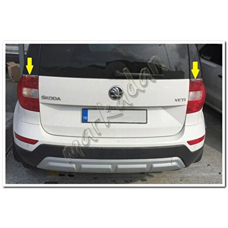 WOC Chrome Skoda Yeti Krom Stop Alt Çıtası 2010-2017 2 Parça Paslanmaz Çelik