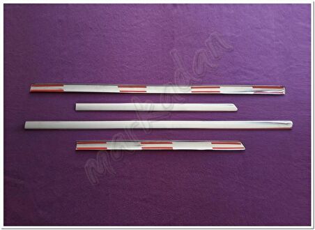 WOC Chrome VW Bora Krom Yan Kapı Çıtası 1998-2004 4 Parça Paslanmaz Çelik