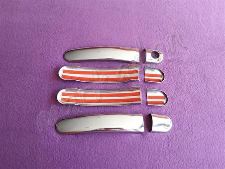 WOC Chrome VW Passat 3B Krom Kapı Kolu 1996-2005 4 Kapı Paslanmaz Çelik