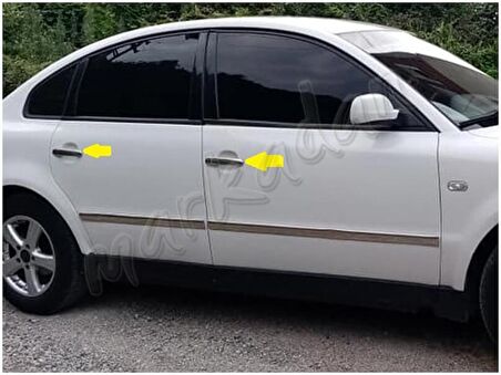 WOC Chrome VW Passat 3B Krom Kapı Kolu 1996-2005 4 Kapı Paslanmaz Çelik