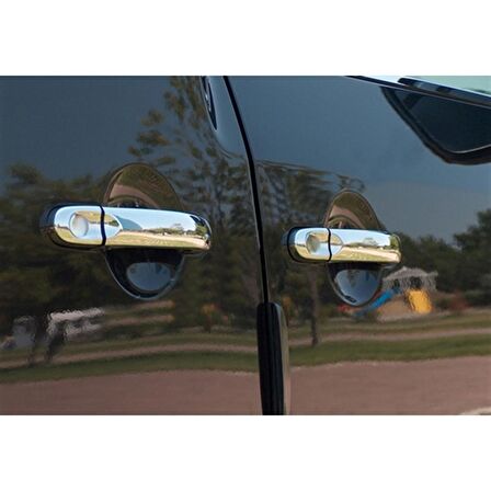 WOC Chrome VW Touran Krom Kapı Kolu 2003-2009 4 Kapı Paslanmaz Çelik
