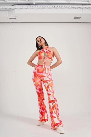 Markano Puffy Pantolon Turuncu