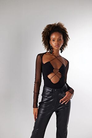 Markano Bony Bodysuit Siyah